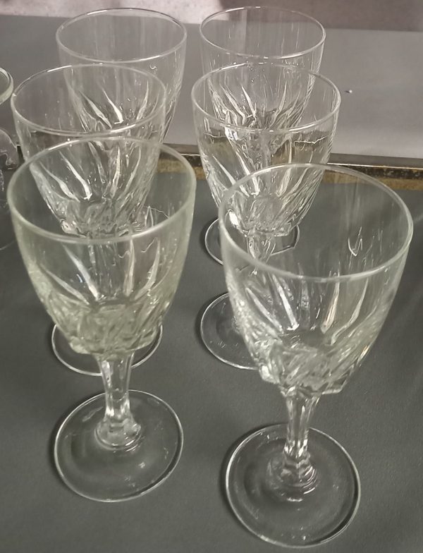 Lot de 6 verres a gin. – Image 3