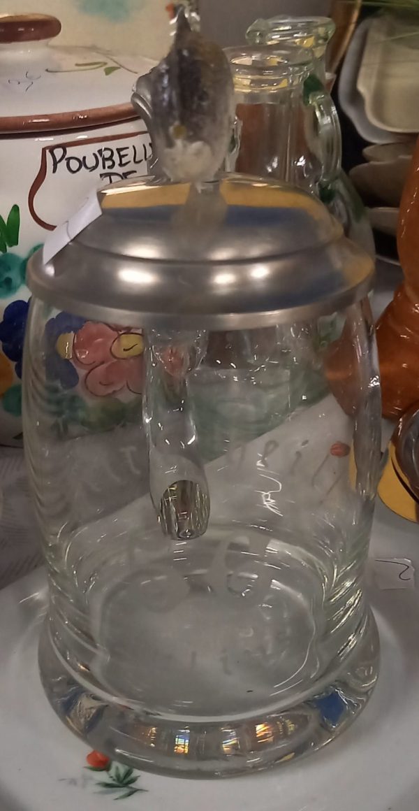 Tasse a bière en verre. – Image 2
